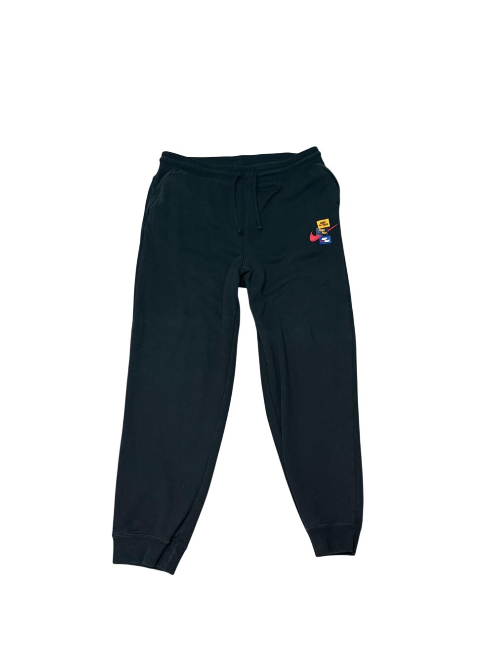 Jordan Sweatpants Mens XL Black Fleece cuffed Joggers Elastic Waist Nike
